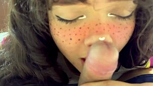 Stepsister Smells My Dirty Cock After Anime!