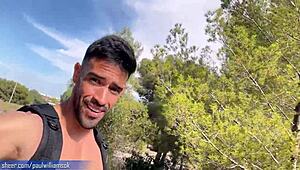 crazy hot male walks naked into abandoned building must see experience