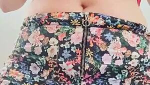 Model Poses Big Natural Boobs With Horny Moans! Depravedminx!