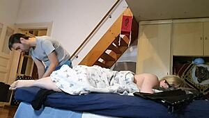 Hey, Pervert Stepson Jerking Off to Stepmother’s Feet in HD?