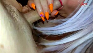 helped my stepson cum on my soles in the bedroom 😏