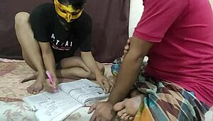 Deshi Girl Shares Intimate Study Time With Uncle