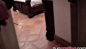 hey, nerdy norcal babe kourtney rae jerks cock in tug casting interview?