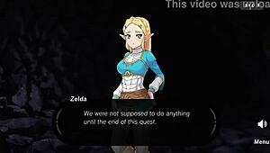 zelda spirit orbs porn game with intense anal blowjob action