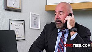 Yo, Principal Calls Allie Addison While She's Getting Freeused 😜