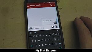 peyton robbie offers stepbro practice as wonderful stepsister