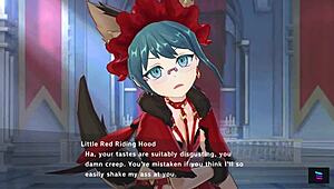 magicami's red hood bad wolf girl with big tits in outdoor hentai adventure