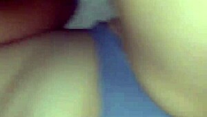 Horny White Slut Masturbates Big Monster Cock