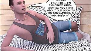 Why does this busty mature cheat in the 3d comic?