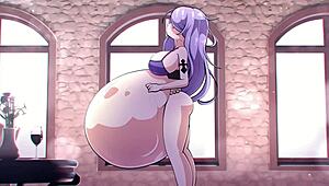 camilla animation vore scene with oral and big boobs