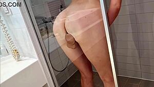 Horny Milf Craves Deep Dildo Penetration After Shower, Feeling Intense Pleasure With Realistic Toy