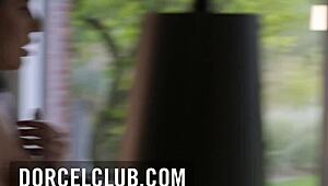 Hot milf ania kinski wants to double the pleasure with double penetration in stockings and lingerie.