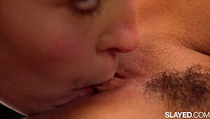 Slayed hungry Jia licks every inch of sweet Gizelle's body