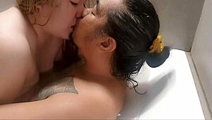 Couple's Passionate First Cumshot Together