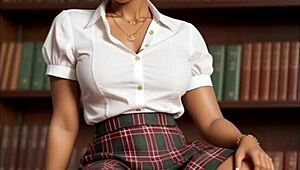 I’m Obsessed with Sweet Amina, Nigerian Teen in Hentai Fantasy