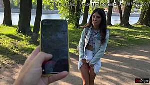 Girlfriend Climaxes in Public Park with Toy Control from Flirtwithsb