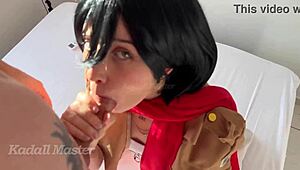 why does mikasa suck and ride eren's dick so dominantly?