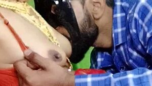 First Time Roleplay With Sexy Indian Bhabi In Red Saree Hard Fucking Close-Up Moaning Hindi