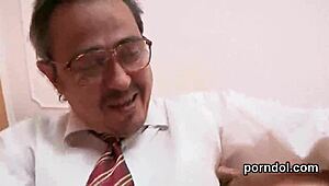 Innocent Falls for Older Instructor's Charm, Gets Banged Hard in Reality Scene