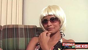 Ninfeta Mulata returns for more fun with Anabela Rangel and Frotinha Porn Star