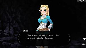 zelda spirit orbs porn game with intense anal blowjob action