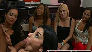 Club Orgy with Women Dancing at CFNM Event