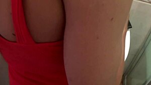 jealous boyfriend gives hard cock before i go out with friends in lingerie