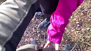 WOW! Forest Blowjob With Cum Swallow