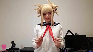 himiko toga craves hard fucking and cum on her face.