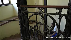 i hired the bbc plumber to anal fuck my busty milf ass in stockings and lingerie.