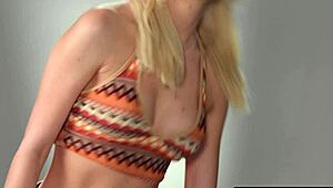 Blonde Kenna James Orgasms Up Close With Perky Tits In Solo Masturbation!