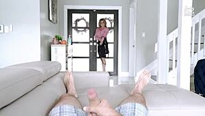 dude, step mom cory chase bangs me after work and swallows everything!