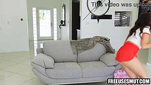 Hot Brunettes Freeused By Friend In Haunted House!