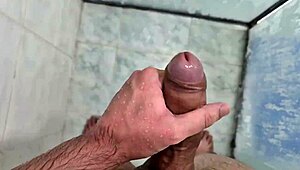 Come shower with me and jerk off, sexy Brazilian!