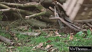 Lesbian redhead fingers a stranger, so hot! 🔥