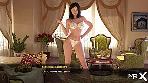 I watch the maid strip in this 3D anime game