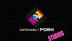 Brunette BBW Uses Double Dildo In Mega Pussy