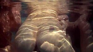 Kinky dyke getting drilled with sex toys in a threesome.