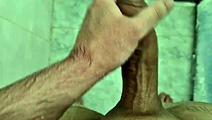 A solo shower scene with a hot gay twink.