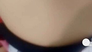 Vietnamese teen masturbates with cucumber