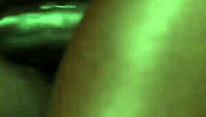 with my seamstress in her workshop, sucking my big long cock