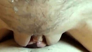 Young babe moans as he rubs and fucks her wet pussy in reality.