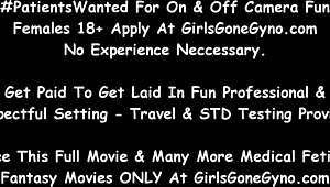 Clov - Ava Siren’s 1st Gyno Exam with Doctor Tampa Probing Deep