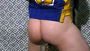 amateur guy uses dildo on ass in jersey