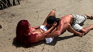 Oh My God, This Couple's Wild Outdoor Sex On The Mysterious Island!