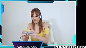 Three Gamer Girls Sidra Sage Raven Right Rebecca Vanguard Filthy Rich Group Action