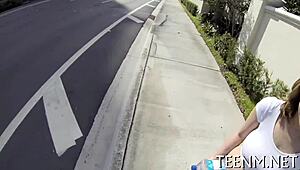 Brooke Wylde Reveals Natural Tits Before Tight Pussy Orgasm