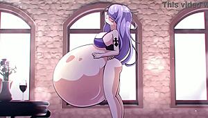 Anime lány, készen állsz a vore-ra?