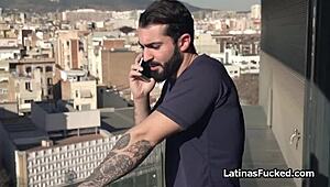 latina cleaning lady gets paid extra for a blowjob 😏💸