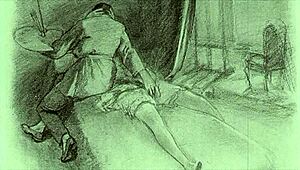 Vintage erotic drawings from antique anime